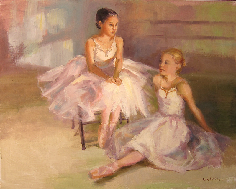 Waiting for the Curtain by artist Eve Larson